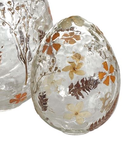 Siv dekoration växter blommor glas ägg